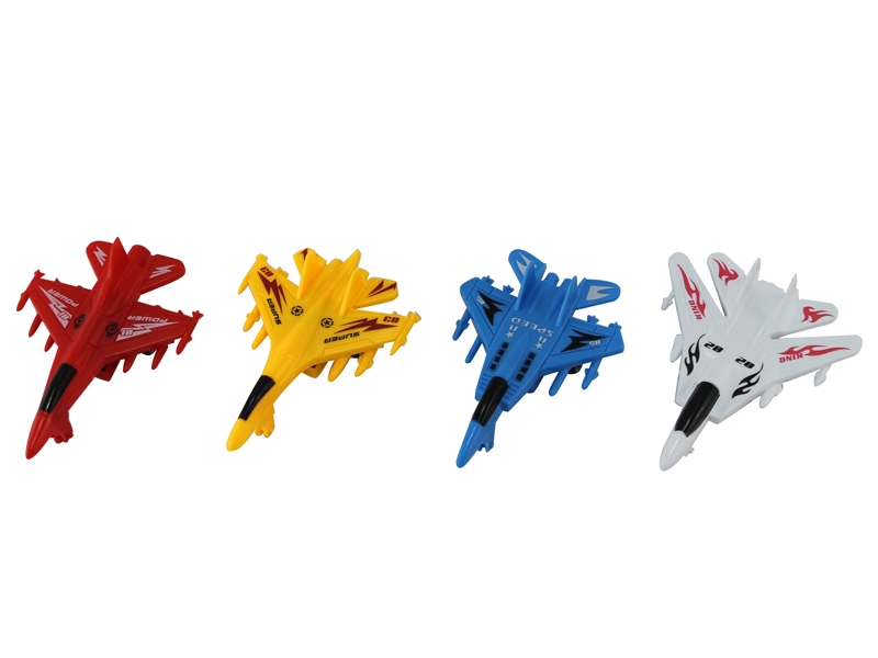 PULL BACK PLANE,RED/YELLOW/BLUE/WHITE - HP1124986