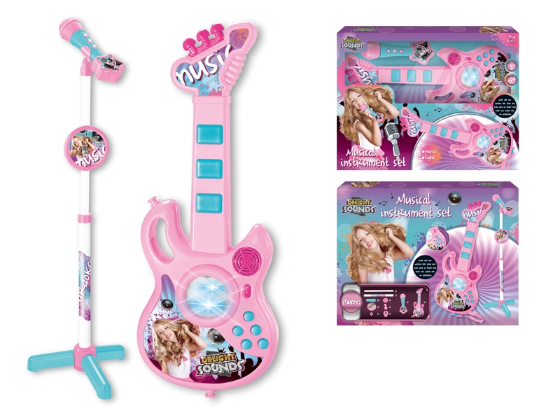 GUITAR AND KARAOKE MACHINE W/LIGHT & MUSIC - HP1125120