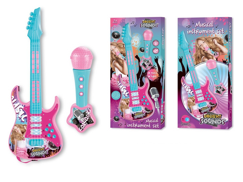 GUITAR AND MICROPHONE W/LIGHT & MUSIC - HP1125124