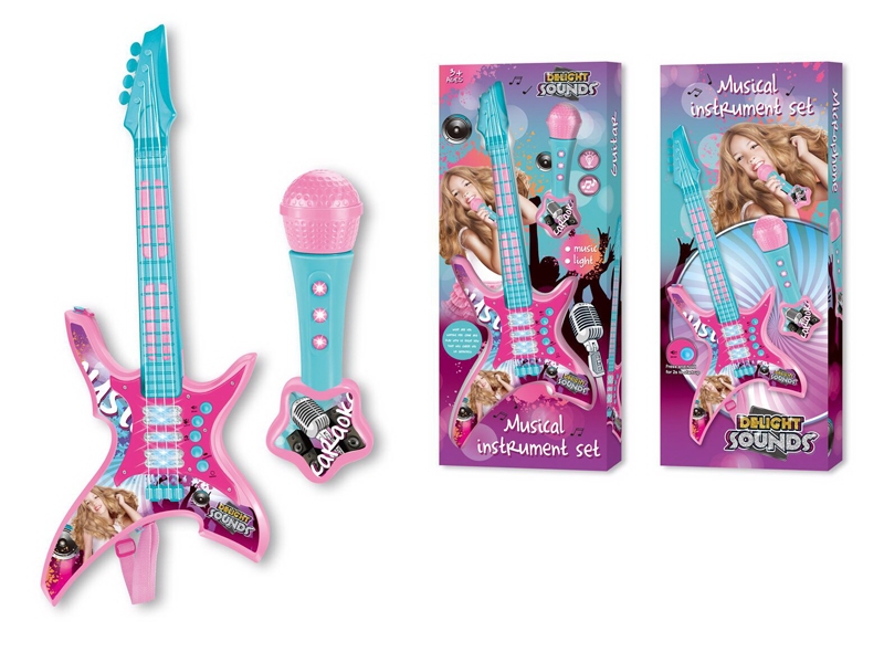 GUITAR AND MICROPHONE W/LIGHT & MUSIC - HP1125125