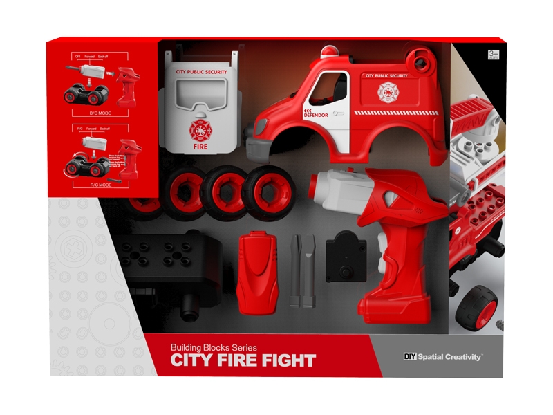 R/C ASSEMBLE FREE WAY CAR W/SOUND - HP1125481