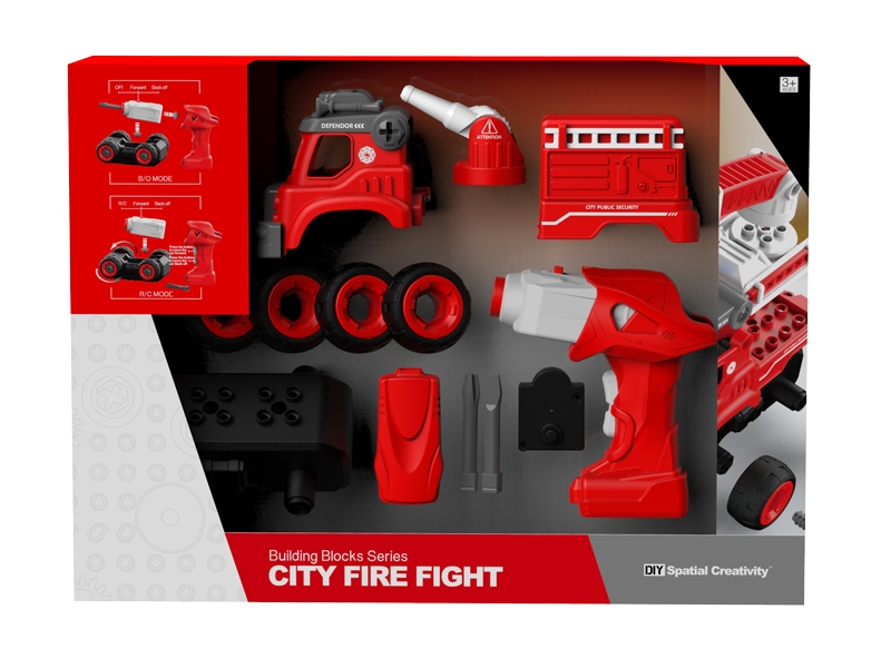 R/C ASSEMBLE FREE WAY CAR W/SOUND - HP1125486