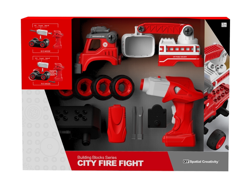 R/C ASSEMBLE FREE WAY CAR W/SOUND - HP1125496