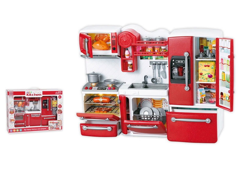 KITCHEN SET W/LIGHT & MUSIC & 2*AA BATTERIE - HP1125997