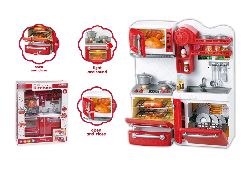 KITCHEN SET W/LIGHT & MUSIC & 2*AA BATTERIE - HP1125998