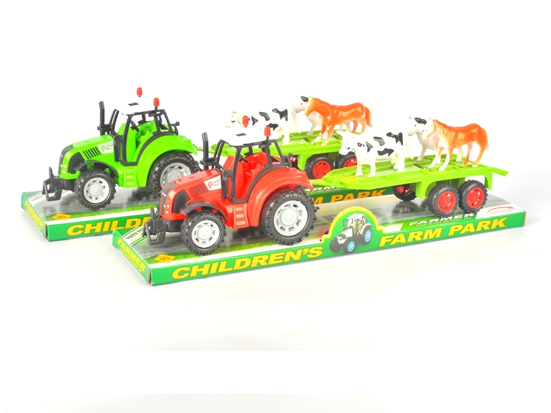 FRICTION FARMER TRUCK RED & GREEN - HP1126092