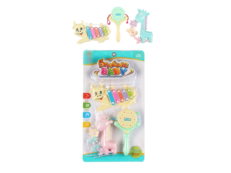 BABY RATTLE 3PCS - HP1126128