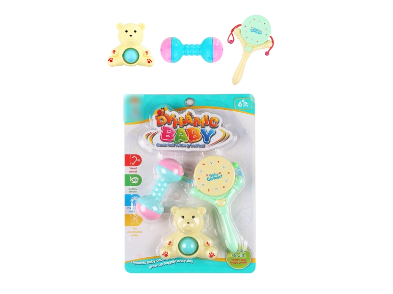 BABY RATTLE 3PCS - HP1126130
