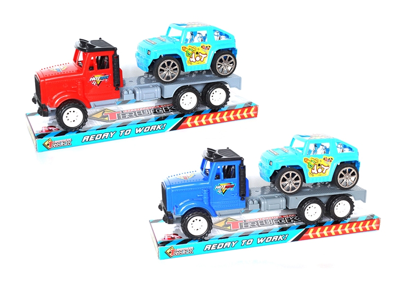 FRICTION CONSTRUCTION CAR RED & BLUE - HP1126221
