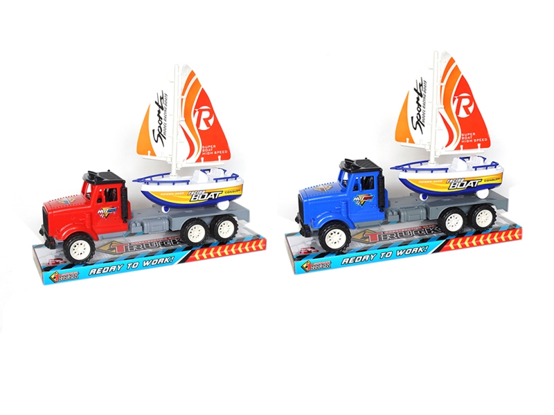 FRICTION CONSTRUCTION CAR RED & BLUE - HP1126225
