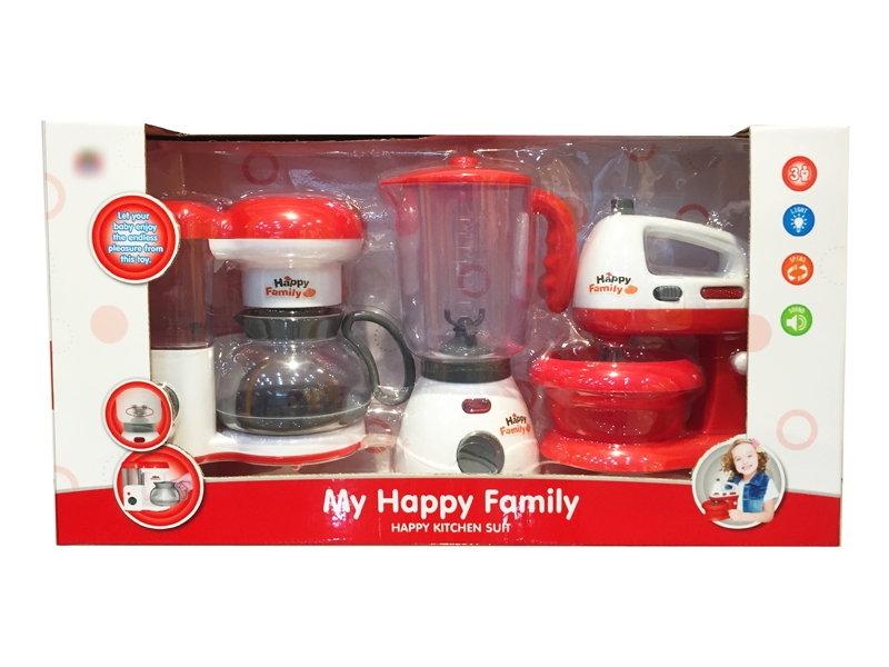 B/O COFFEE MACHINE & B/O JUICE MACHINE & B/O EGGBEATER W/LIGHT - HP1126328