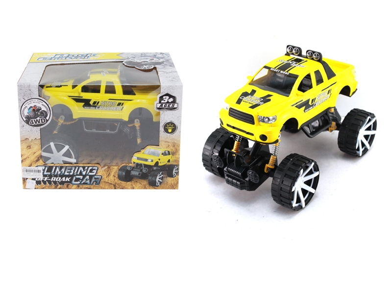 FRICTION CAR W/LIGHT YELLOW & BLACK - HP1126430