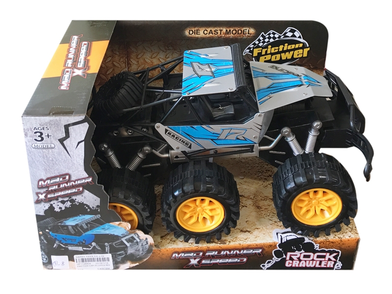 FRICTION CAR SILVER & RED - HP1126434