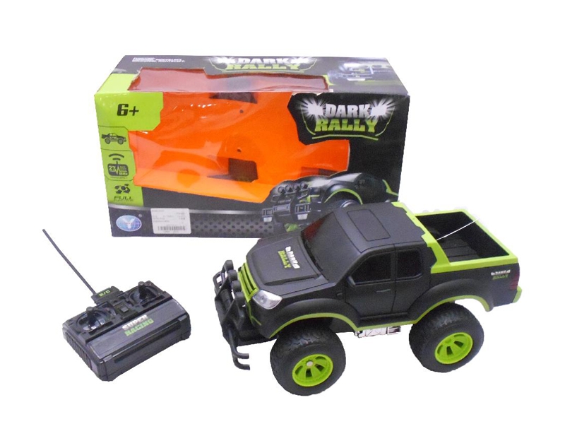 4 FUNCTION  R/C CAR BLACK & GREEN - HP1126478