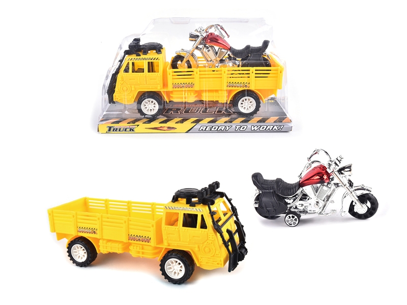 FRICTION CONSTRUCTION CAR W/FREE WAY CAR - HP1126556