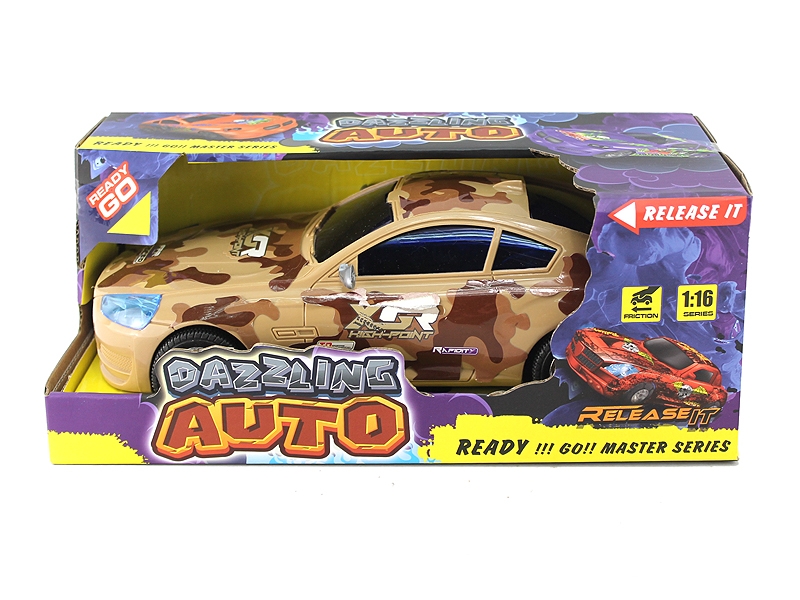 FRICTION CAR BROWN & GREEN - HP1126801