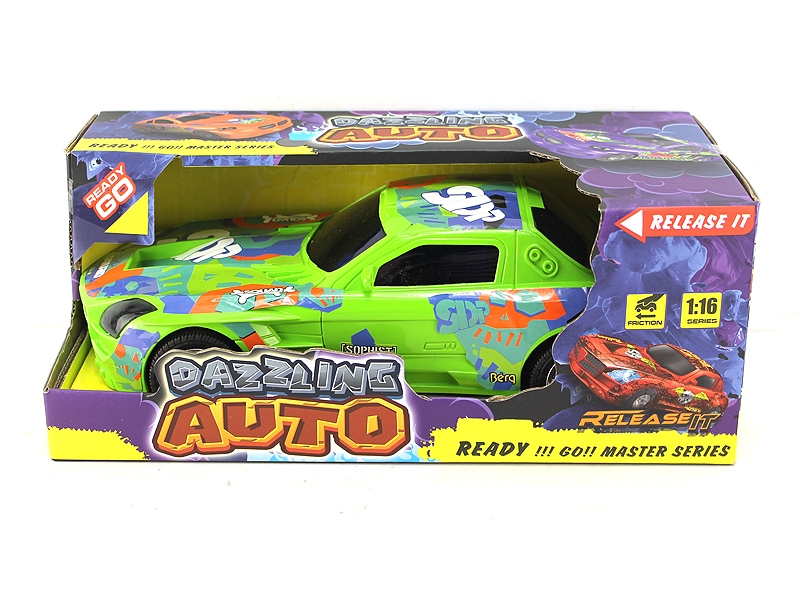 FRICTION CAR GREEN & BLUE - HP1126804