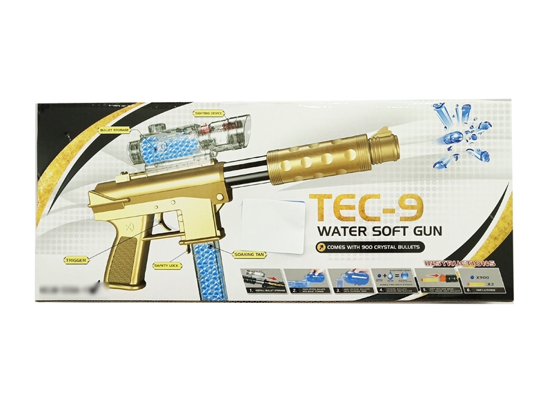 WATER BULLET SHOOTING GUN W/SOFT BULLET - HP1126826