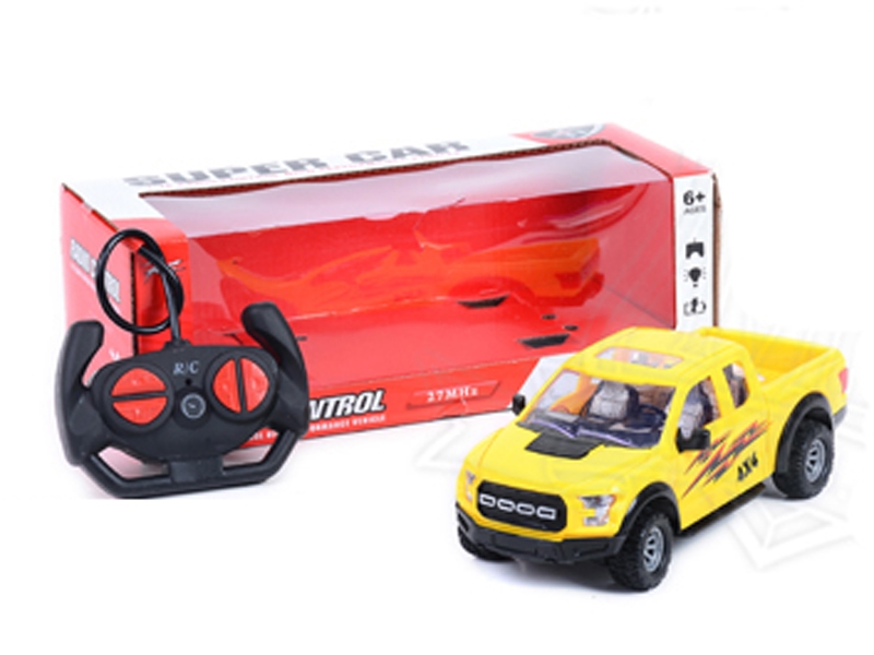 4 FUNCTION R/C CAR W/LIGHT,RED/BLUE/YELLOW - HP1127041