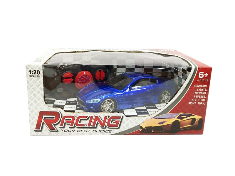4 FUNCTION R/C CAR ,RED/BLUE - HP1127048