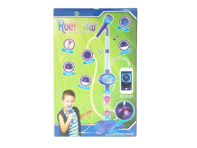 MICROPHONE W/LIGHT (CAN BE CONNECT MP3) - HP1127066