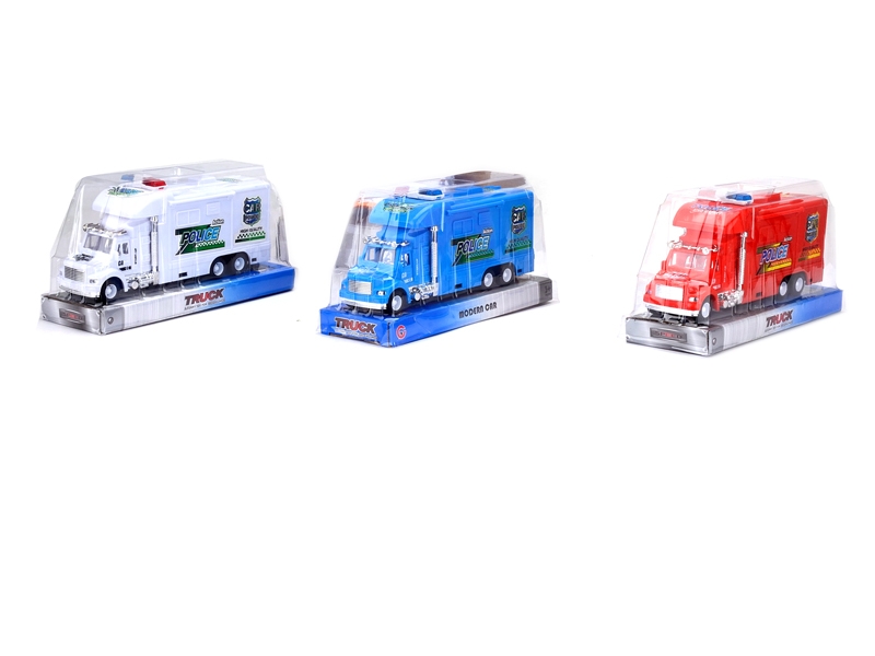 FRICTION CAR,WHITE/BLUE/RED - HP1127387