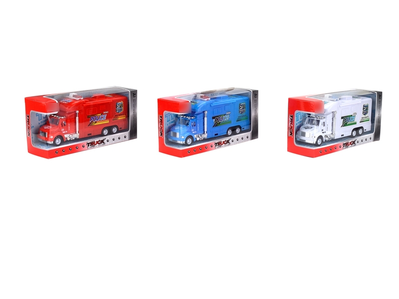 FRICTION CAR,WHITE/BLUE/RED - HP1127413