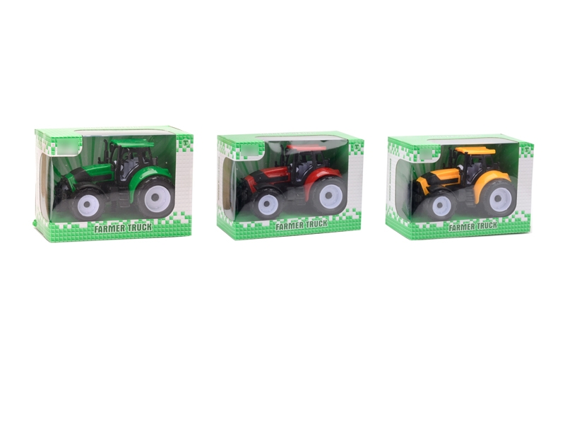 FRICTION FARMER TRUCK,RED/GREEN/YELLOW - HP1127484