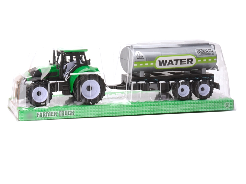 FRICTION FARMER TRUCK,RED/GREEN - HP1127513