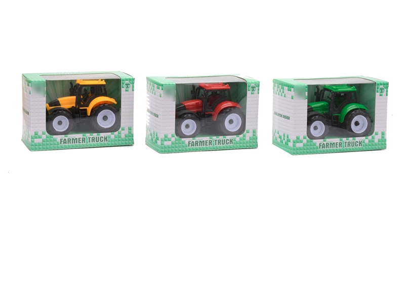 FRICTION FARMER TRUCK,RED/GREEN/YELLOW - HP1127549