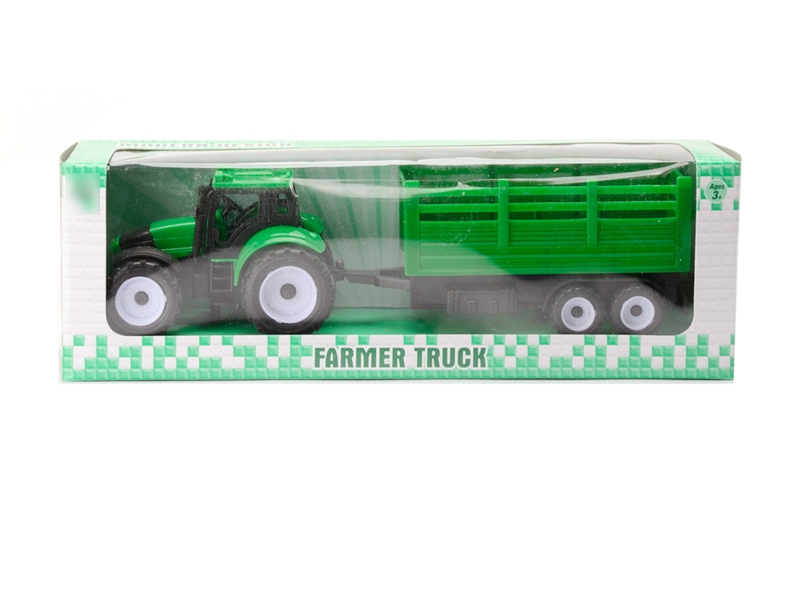 FRICTION FARMER TRUCK,RED/GREEN - HP1127550