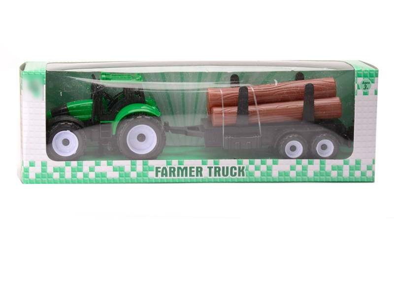 FRICTION FARMER TRUCK,RED/GREEN - HP1127552