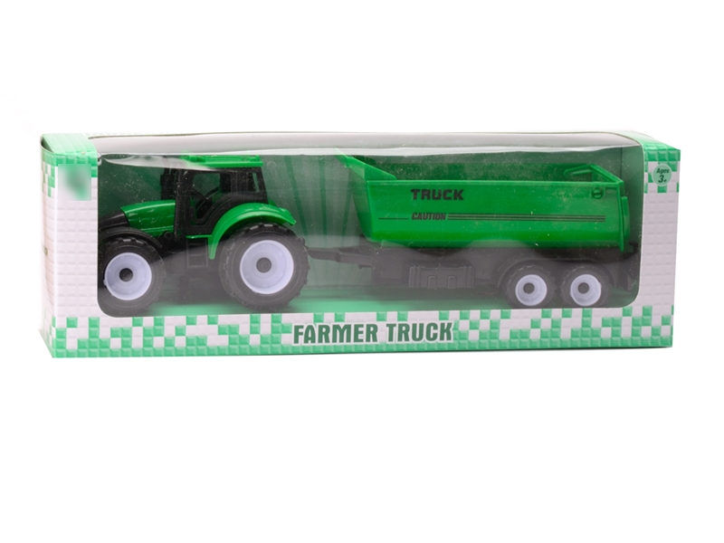 FRICTION FARMER TRUCK,RED/GREEN - HP1127554