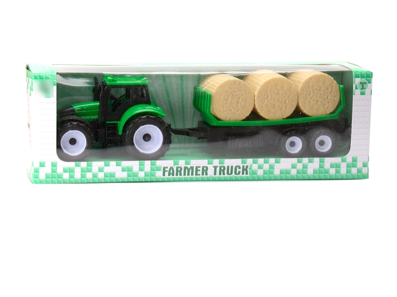 FRICTION FARMER TRUCK,RED/GREEN - HP1127555