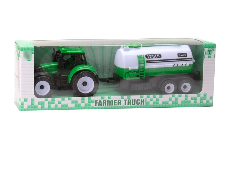 FRICTION FARMER TRUCK,RED/GREEN - HP1127556