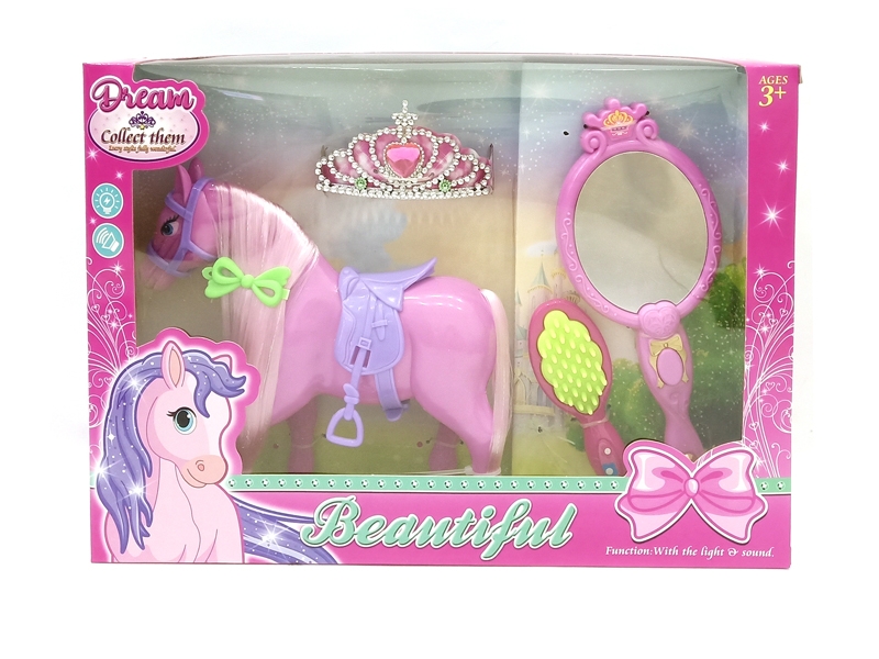 HORSE W/SOUND & FLASH MIRROR,INCLUDED BATTERY - HP1127778