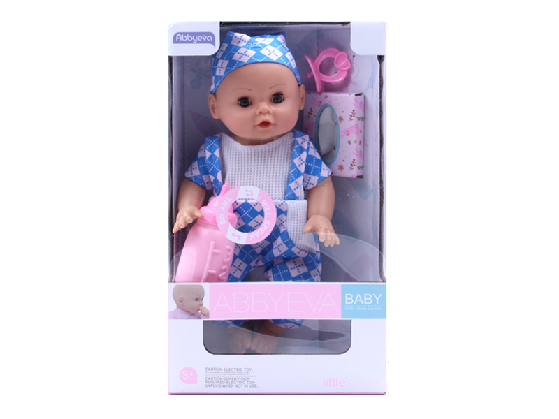 35.5 CM BLOW MOLD BODY PEEING DOLL W/DRINKING WATER W/ 4 SOUNDS IC - HP1127958