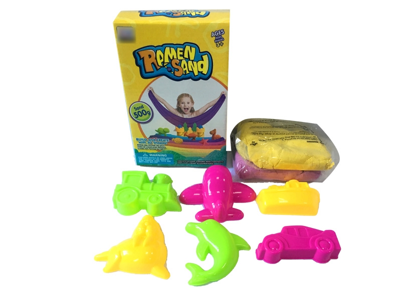 500G SPACE SAND SET 6PCS(2 COLORS) - HP1128175