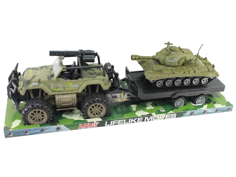 FRICTION MILITARY CAR 2ASST. - HP1128364