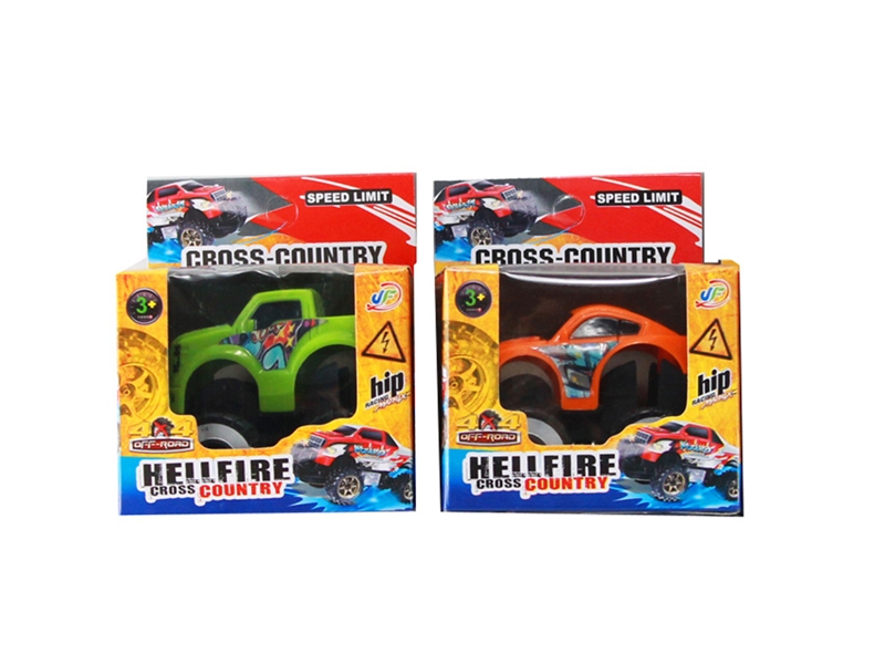 FRICTION CAR 4ASST RED/BLUE/GREEN/ORANGE - HP1128719