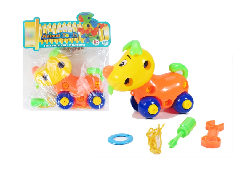ASSEMBLE FREE WAY CAR YELLOW & ORANGE & GREEN - HP1128744