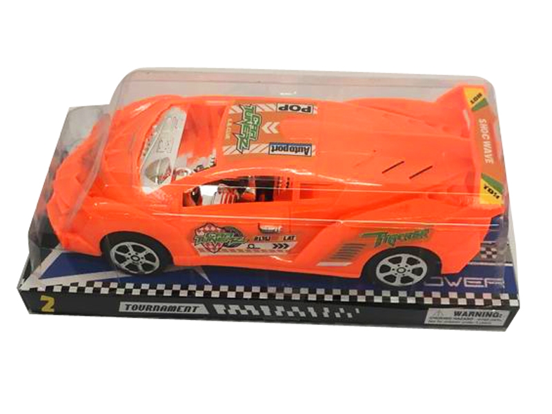FRICTION CAR,RED/YELLOW/ORANGE - HP1128843