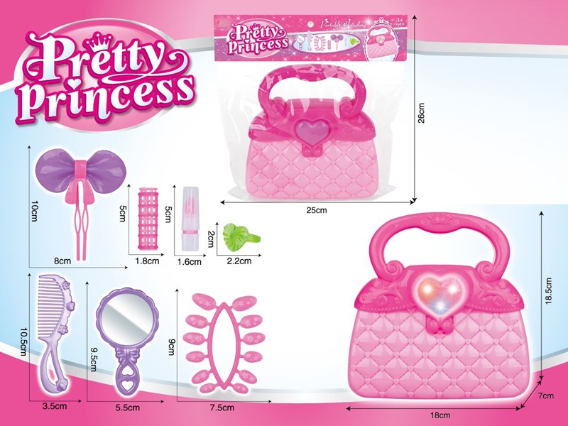 HANDBAG W/LIGHT & BEAUTY SET - HP1128859
