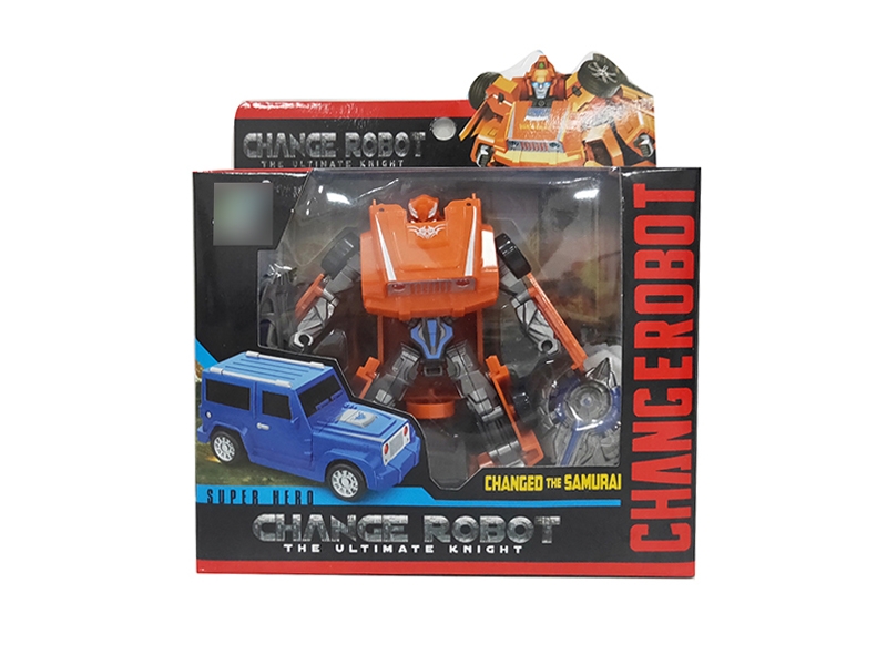TRANSFORMABLE CAR,YELLOW/WHITE/BLUE/ORANGE,2ASST - HP1128913