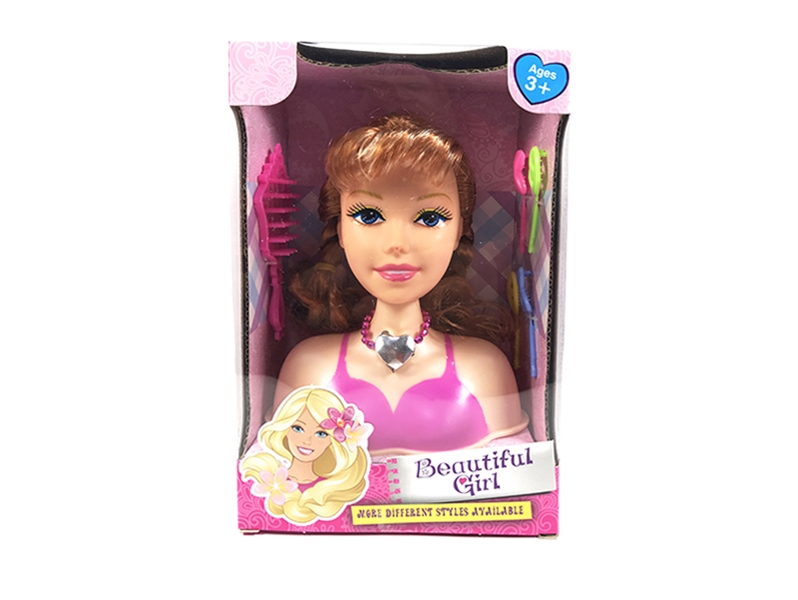 DOLL HEAD W/BEAUTY SET - HP1129097