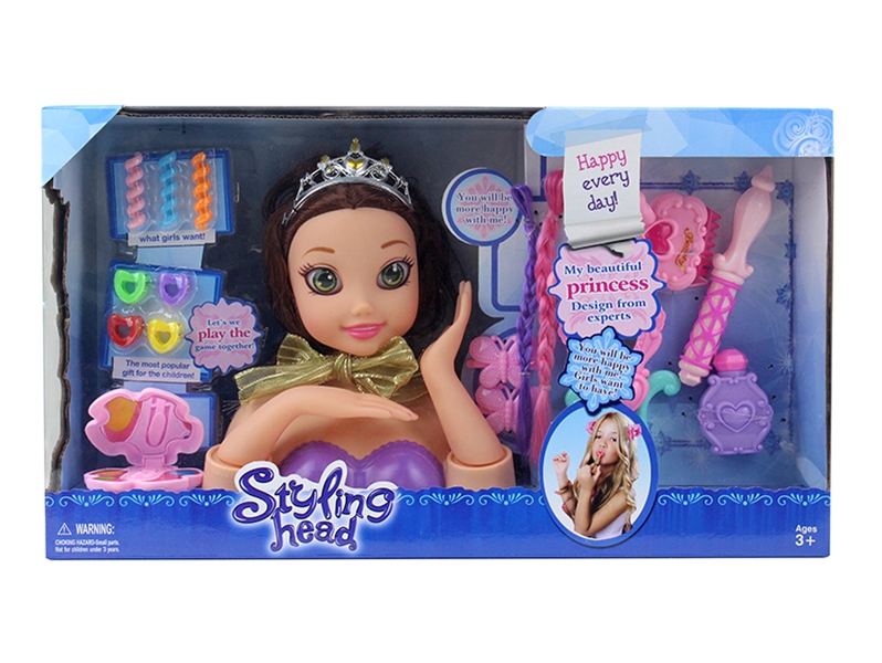 DOLL HEAD W/BEAUTY SET - HP1129101