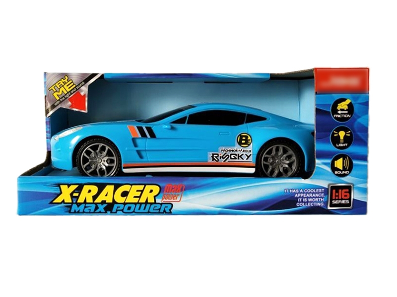 FRICTION CAR W/LIGHT & MUSIC  & INCLUDED BATTERY - HP1129297