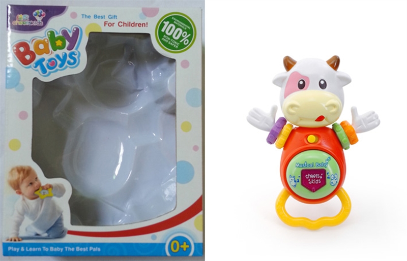 RATTLE W/LIGHT & MUSIC COW - HP1129364