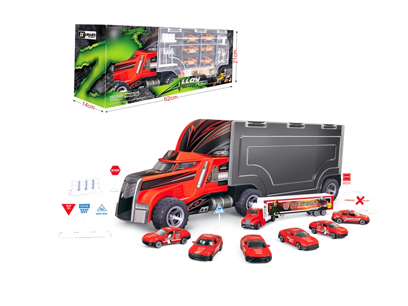 FREE WAY DIE CAST FIRE FIGHTING SET - HP1129643