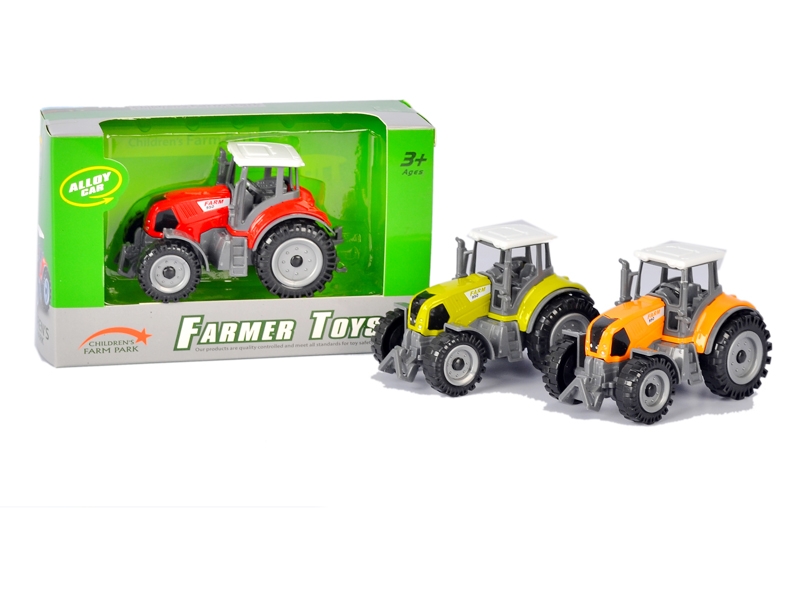 FREE WAY DIE CAST FARM CAR RED/GREEN/YELLOW - HP1129736